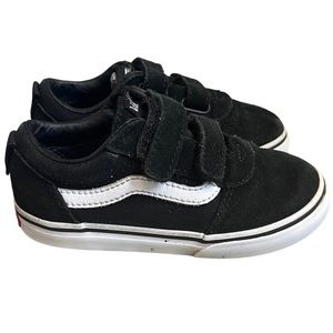 Vans Old Skool V Black Suede Skate Shoes Sneakers Toddler Size 10